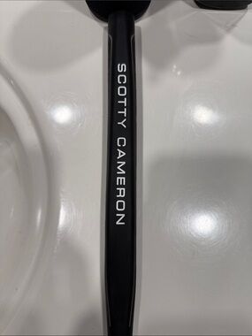 Scotty Cameron Black Grip with White Lettering